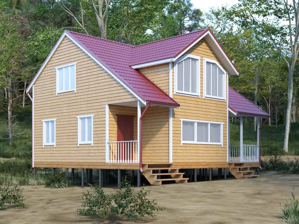 Дом из бруса «Тула»